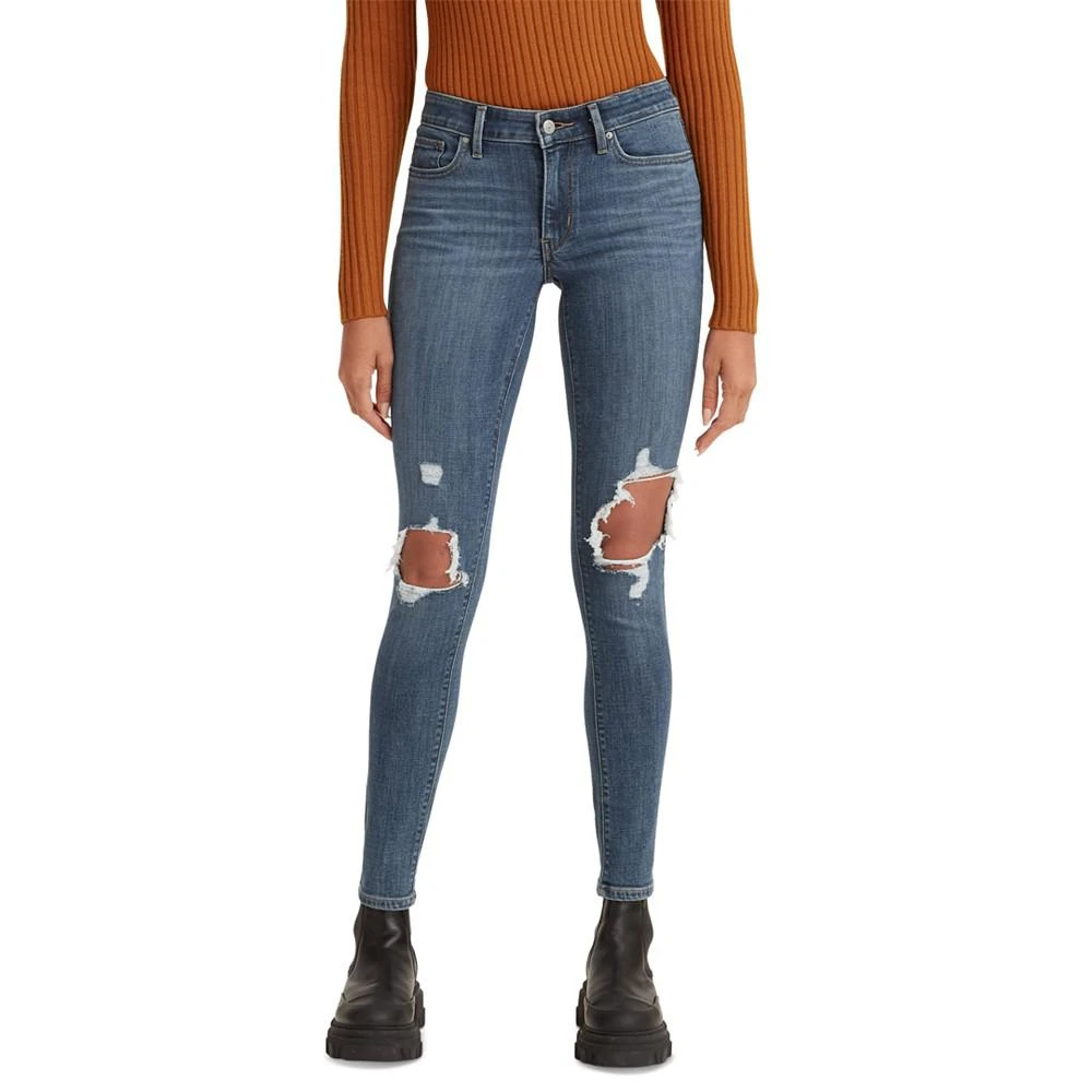 商品Levi's|Women's 711 Mid Rise Skinny Jeans,价格¥294,第1张图片