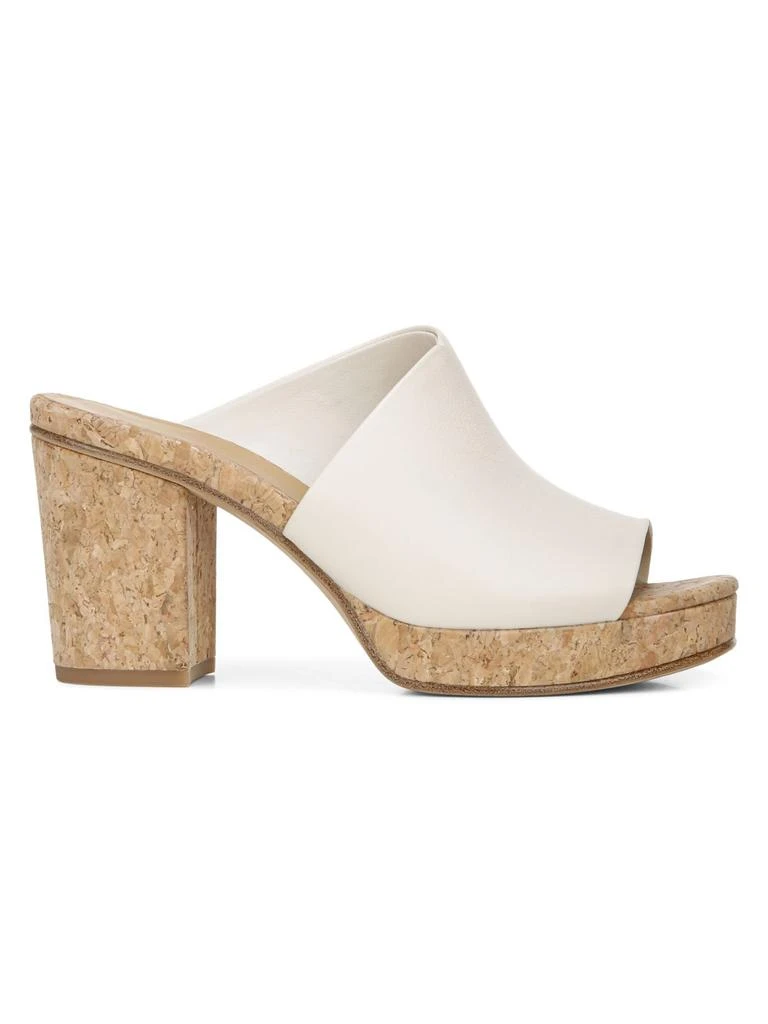 商品Vince|Wyatt-E Flax Leather Sandals,价格¥473,第1张图片
