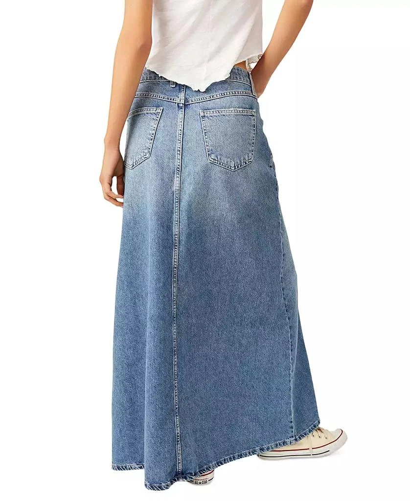 商品Free People|Women's Come As You Are Denim Maxi Skirt,价格¥437,第2张图片详细描述