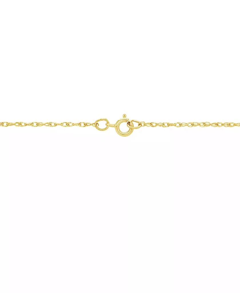 商品Macy's|Garnet Peridot (2 ct. t.w.) and Lab Grown White Sapphire (1/6 ct. t.w.) Pendant Necklace in 10k Yellow Gold. Also Available in Peridot),价格¥2563,第3张图片详细描述