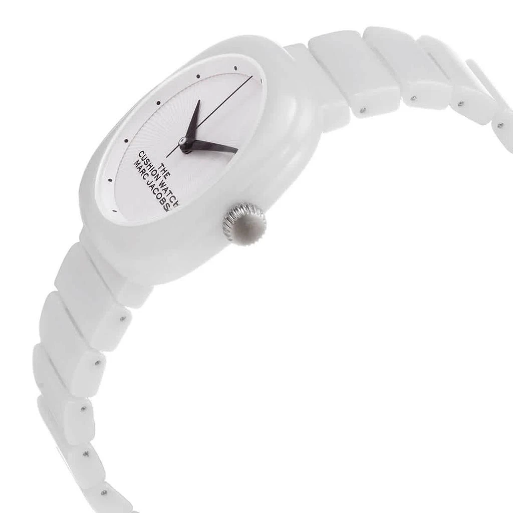 商品Marc Jacobs|The Cushion Quartz White Dial Ladies Watch MJ0120184710,价格¥563,第2张图片详细描述