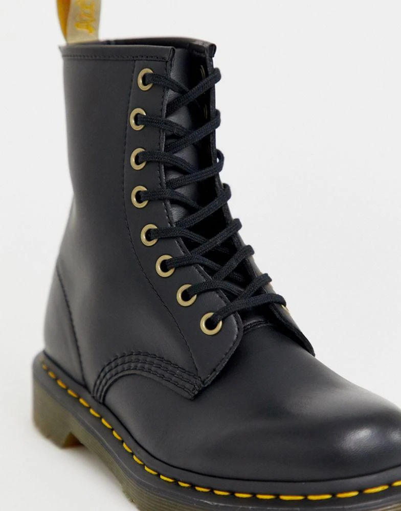 商品Dr. Martens|Dr Martens Vegan 1460 classic ankle boots in black,价格¥1251,第3张图片详细描述