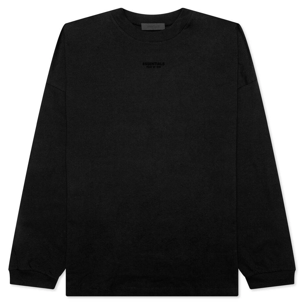 商品Essentials|Essentials L/S Tee - Jet Black,价格¥443,第1张图片