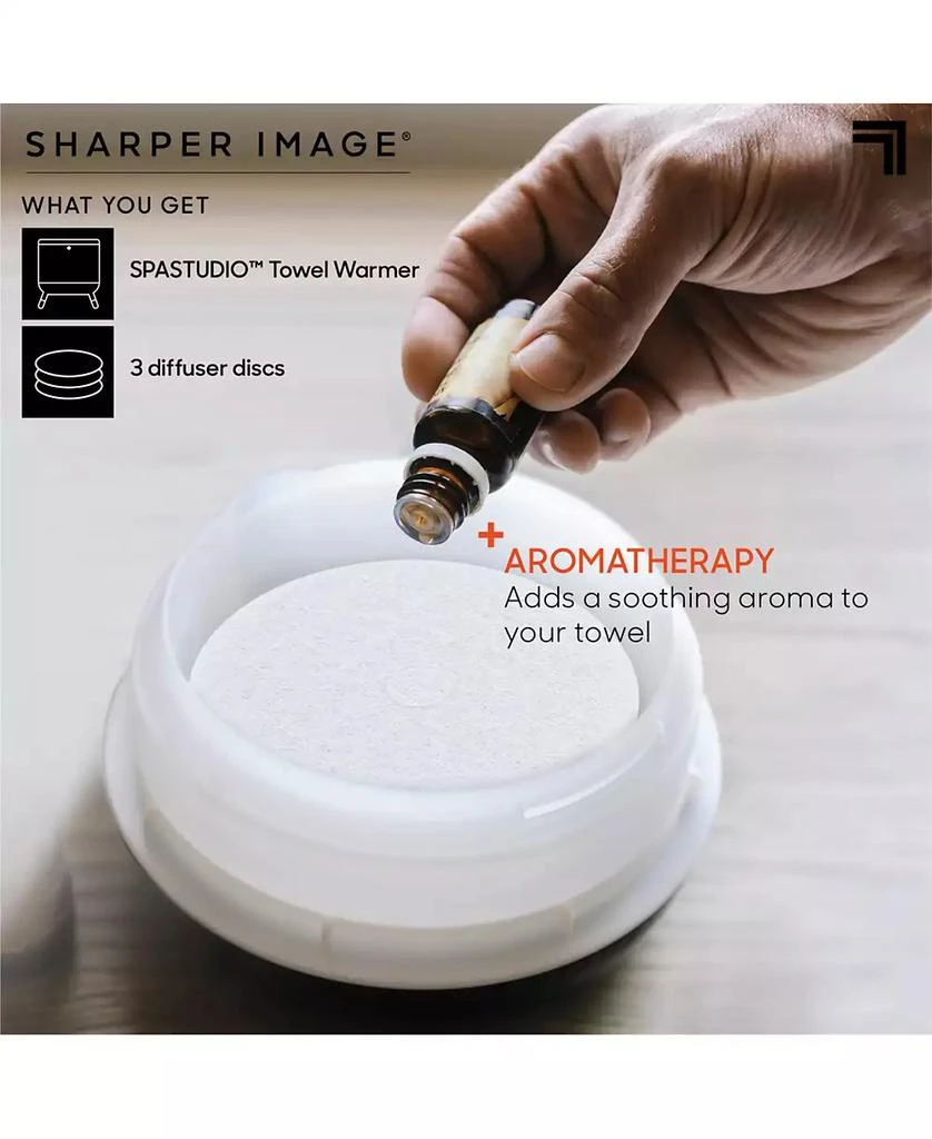 商品Sharper Image|SpaStudio Automatic Towel Warmer,价格¥1116,第3张图片详细描述