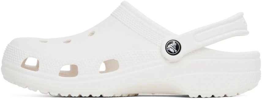商品Crocs|White Classic Clogs,价格¥268,第3张图片详细描述