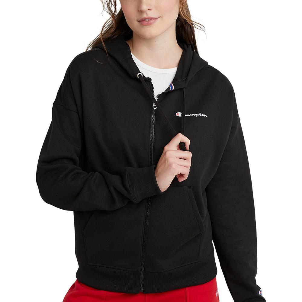 商品CHAMPION|Women's Powerblend Fleece Full-Zip Hoodie,价格¥223,第3张图片详细描述