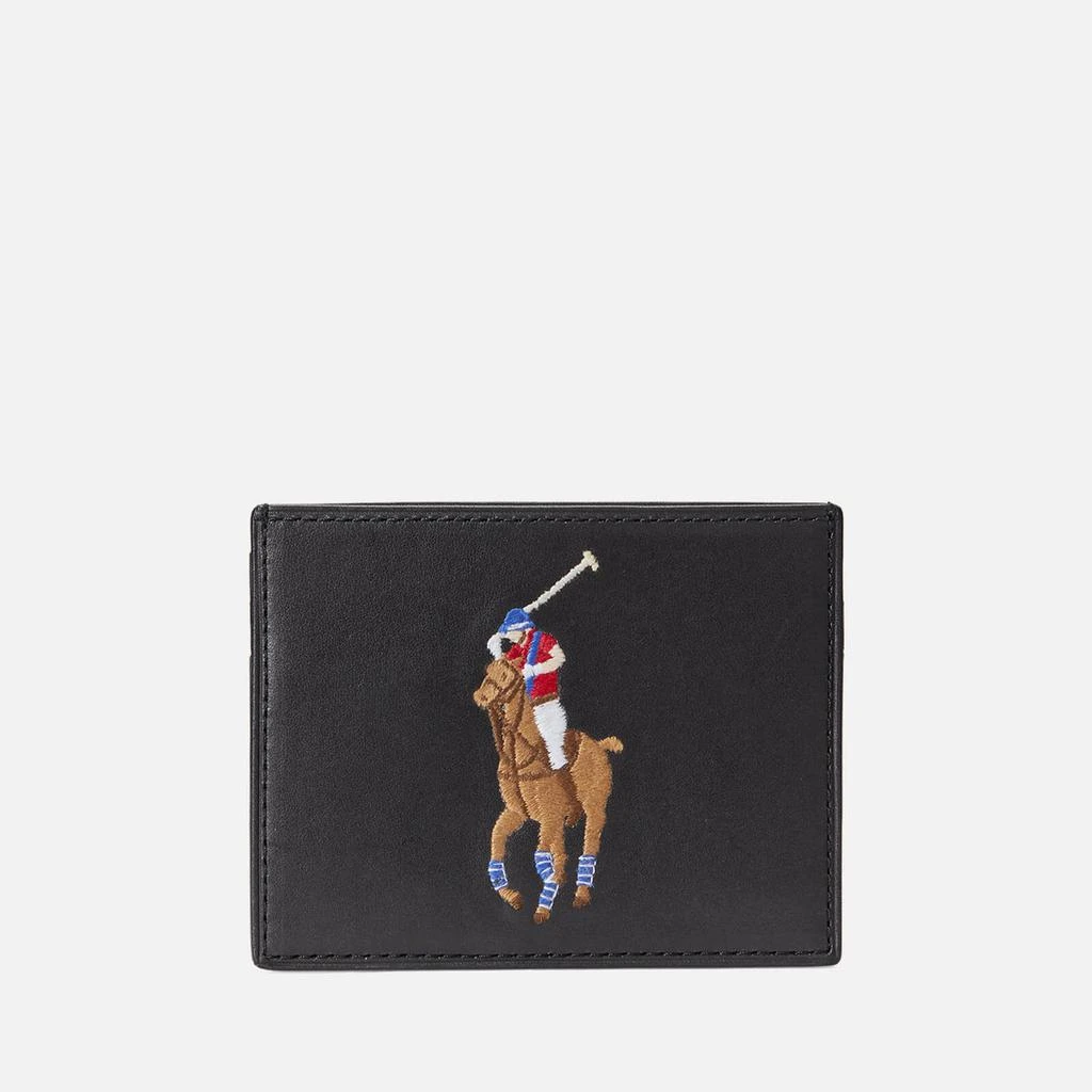 商品Ralph Lauren|Polo Ralph Lauren Embroidered Leather Cardholder,价格¥351,第2张图片详细描述