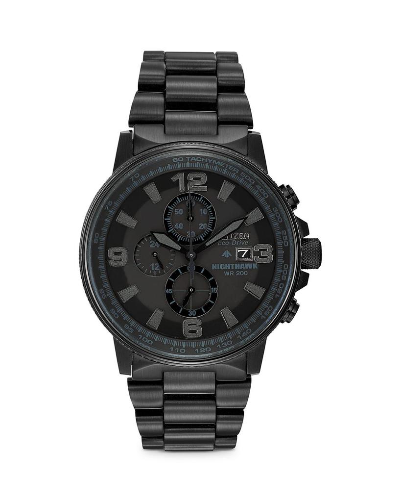 Eco-Drive Blackout Nighthawk Chronograph, 42mm商品第1张图片规格展示