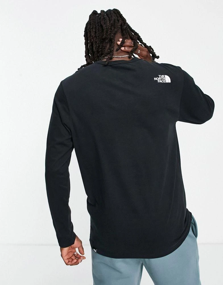 商品The North Face|The North Face Fine long sleeve t-shirt in black,价格¥189,第2张图片详细描述