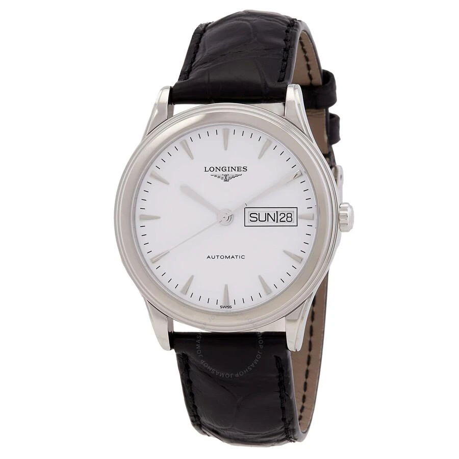 商品Longines|Flagship Automatic White Dial Men's Watch L48994122,价格¥7151,第1张图片