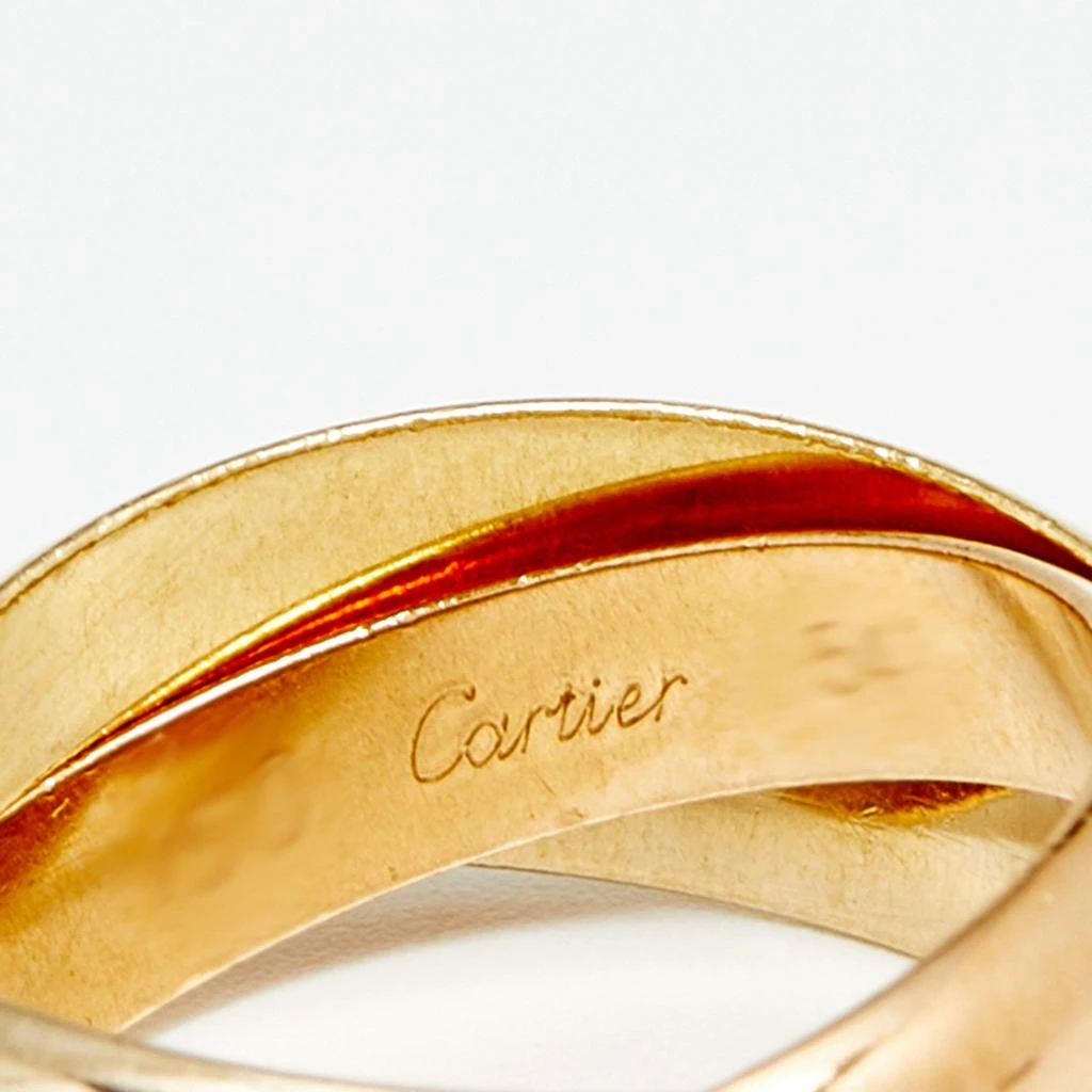 商品[二手商品] Cartier|Cartier Trinity de Cartier 18k Three Tone Gold Rolling Ring Size 54,价格¥5359,第5张图片详细描述