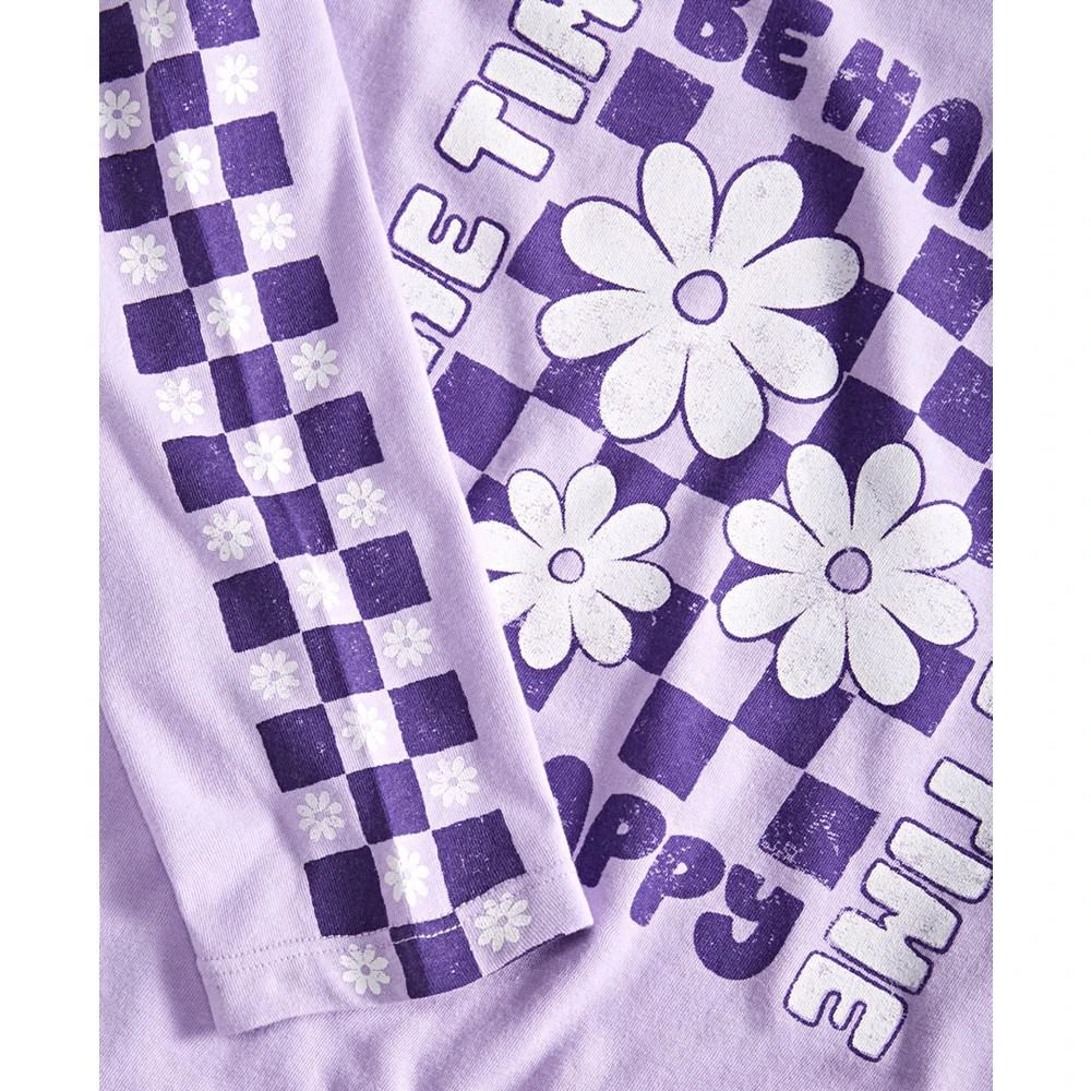 商品Epic Threads|Big Girls Be Happy Graphic Long-Sleeve T-Shirt, Created for Macy's,价格¥60,第3张图片详细描述