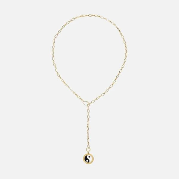 商品Wilhelmina Garcia|Wilhelmina Garcia Women's Yin/Yang Necklace,价格¥504,第1张图片详细描述