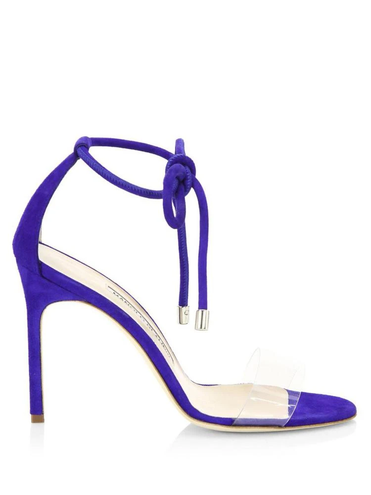 商品Manolo Blahnik|Estro Ankle Tie Stilettos,价格¥2230,第5张图片详细描述