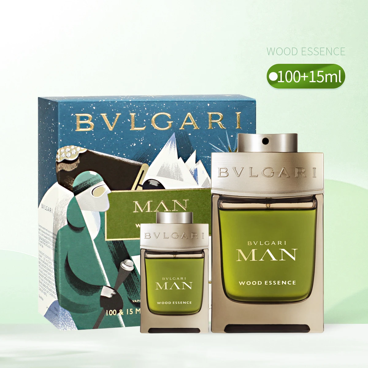 商品[国内直发] BVLGARI|宝格丽城市森林男士香水组合 (香水100ml+香水15ml),价格¥1114,第1张图片