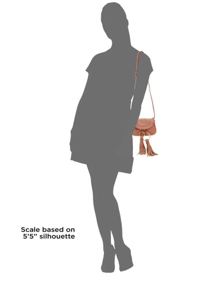 商品See by Chloé|Polly 真皮圆环流苏单肩包,价格¥2211,第3张图片详细描述