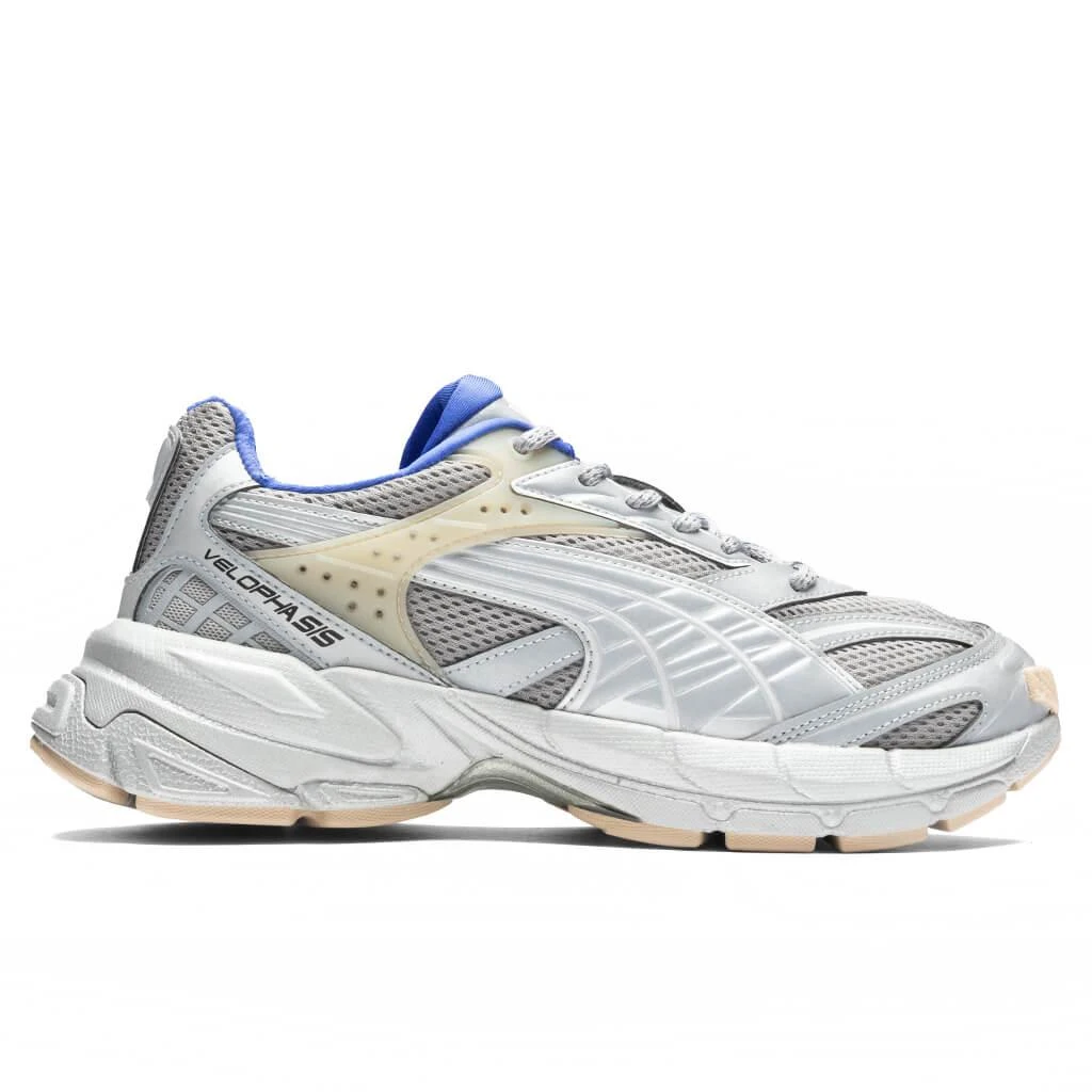 商品Puma|Velophasis Bionic - Matte Silver/Royal Sapphire,价格¥1140,第1张图片