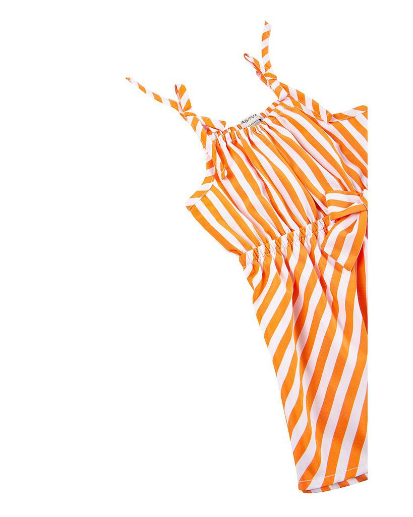 Girls' Striped Wrap Romper - Baby商品第3张图片规格展示