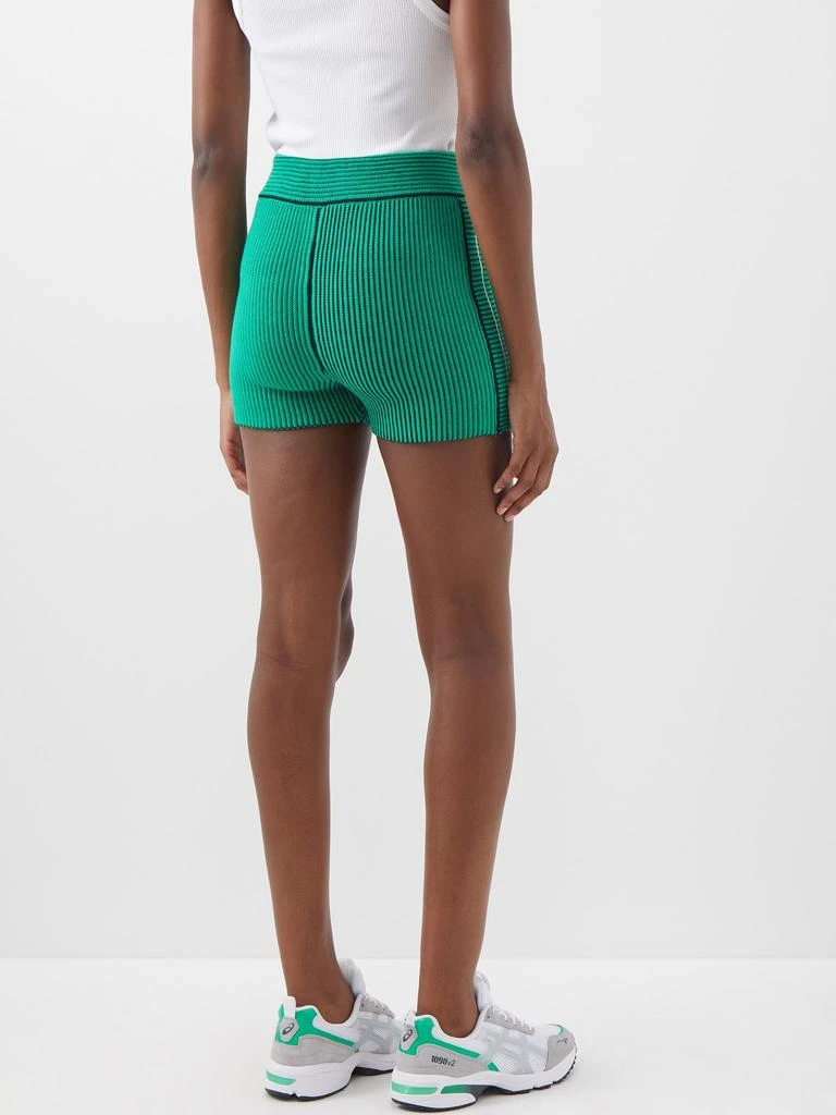 商品The Upside|Nirvarna Speechless organic-cotton spin shorts,价格¥345,第5张图片详细描述