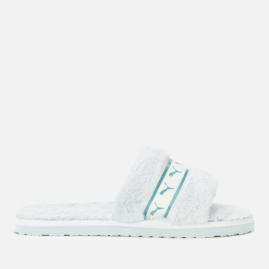 商品Puma|PUMA WOMEN'S FLUFF REMIX SLIPPERS - ICE FLOW/PORCELAIN,价格¥114,第2张图片详细描述