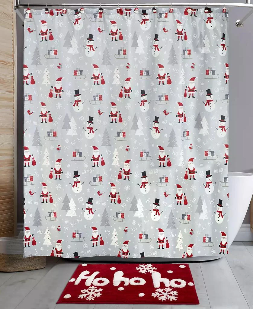 商品Avanti|Ho Ho Ho Shower Curtain, 72" x 72",价格¥213,第3张图片详细描述