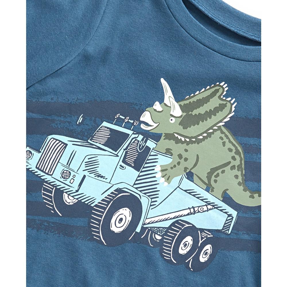 Baby Boys Triceratops Truck Long-Sleeve T-Shirt, Created for Macy's商品第3张图片规格展示