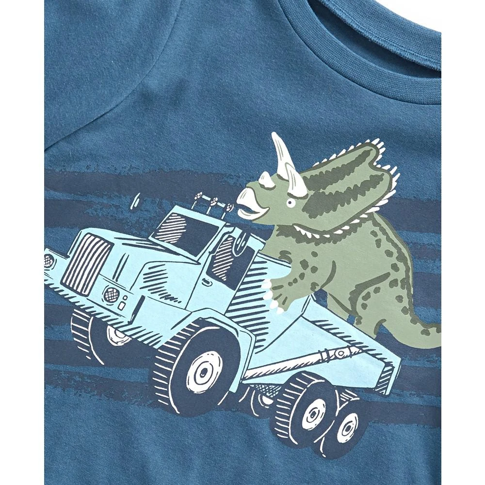 商品First Impressions|Baby Boys Triceratops Truck Long Sleeve Shirt, Created for Macy's,价格¥37,第3张图片详细描述