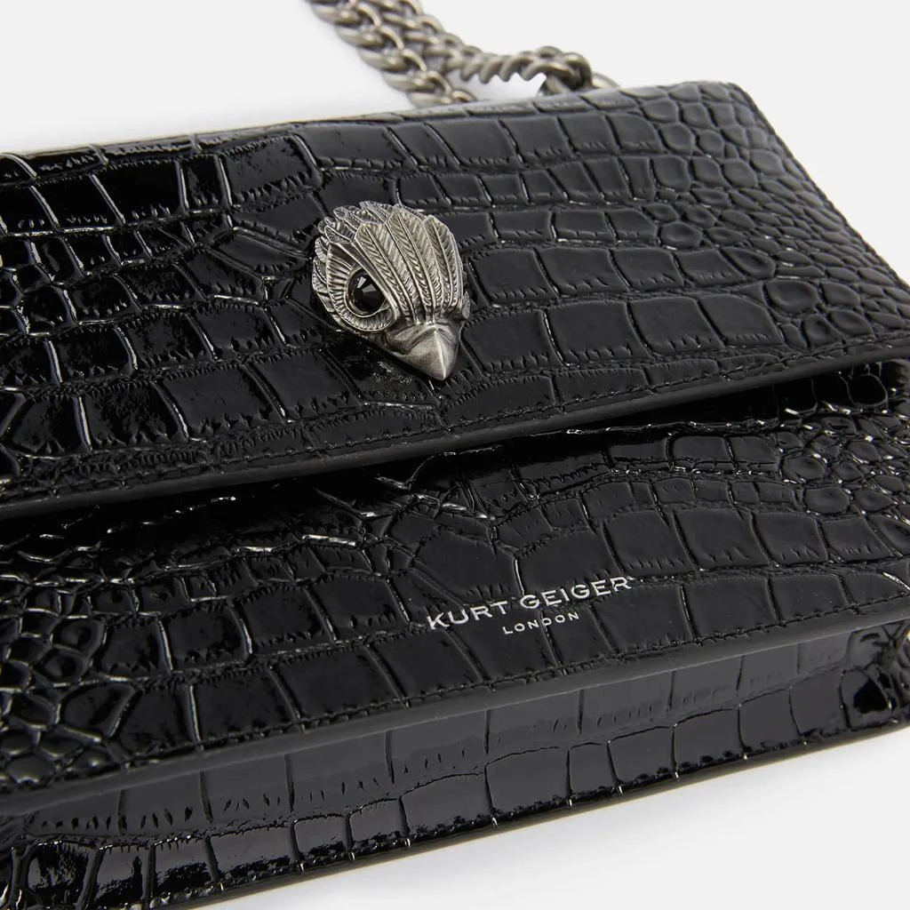 商品Kurt Geiger|Kurt Geiger London Small Shoreditch Croc-Effect Leather Shoulder Bag,价格¥2172,第4张图片详细描述