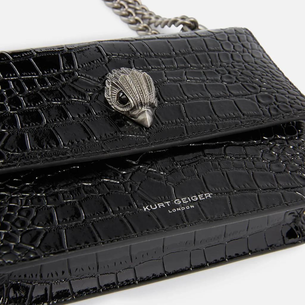 商品Kurt Geiger|Kurt Geiger London Small Shoreditch Croc-Effect Leather Shoulder Bag,价格¥2002,第6张图片详细描述