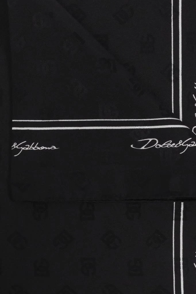 商品Dolce & Gabbana|Dolce & Gabbana Logo Printed Scarf,价格¥2538,第3张图片详细描述