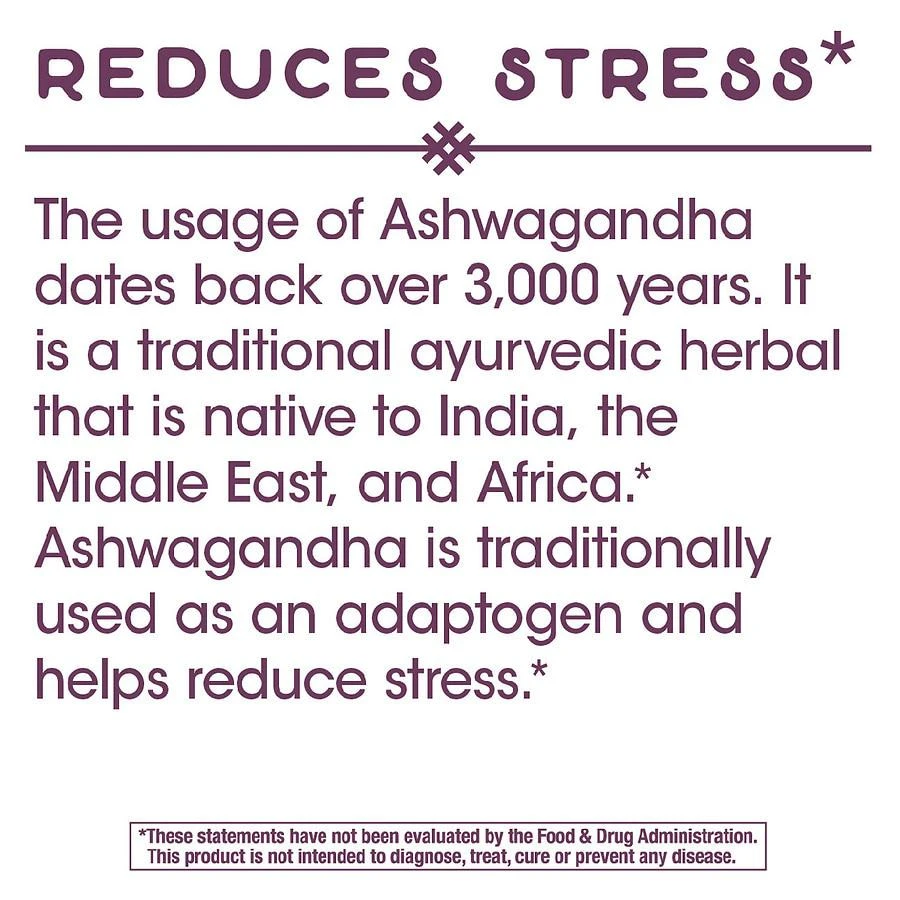商品Nature's Way|Ashwagandha Vegan Capsules,价格¥162,第4张图片详细描述