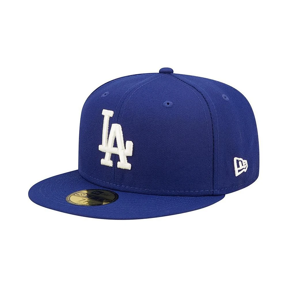 商品New Era|Men's Royal Los Angeles Dodgers Pop Sweatband Undervisor 1988 MLB World Series Cooperstown Collection 59FIFTY Fitted Hat,价格¥356,第3张图片详细描述