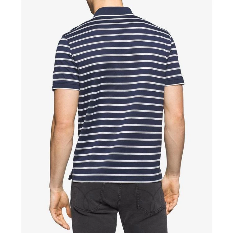 商品Calvin Klein|Men's Andrew Striped Polo,价格¥350,第3张图片详细描述