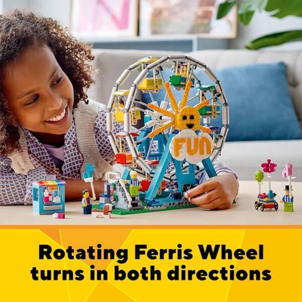 商品LEGO|LEGO Creator: 3in1 Ferris Wheel Fairground Building Set (31119),价格¥692,第5张图片详细描述