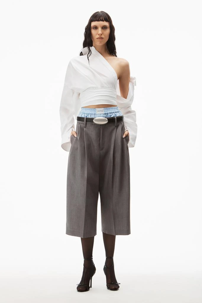 商品Alexander Wang|Layered Tailored Culotte In Wool Blend,价格¥2870,第2张图片详细描述