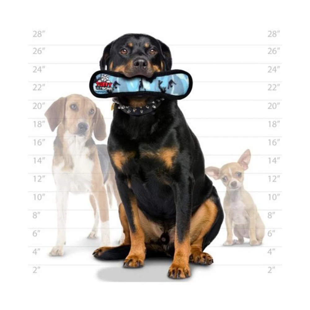 商品Tuffy|Ultimate Bone Camo Blue, 2-Pack Dog Toys,价格¥184,第3张图片详细描述