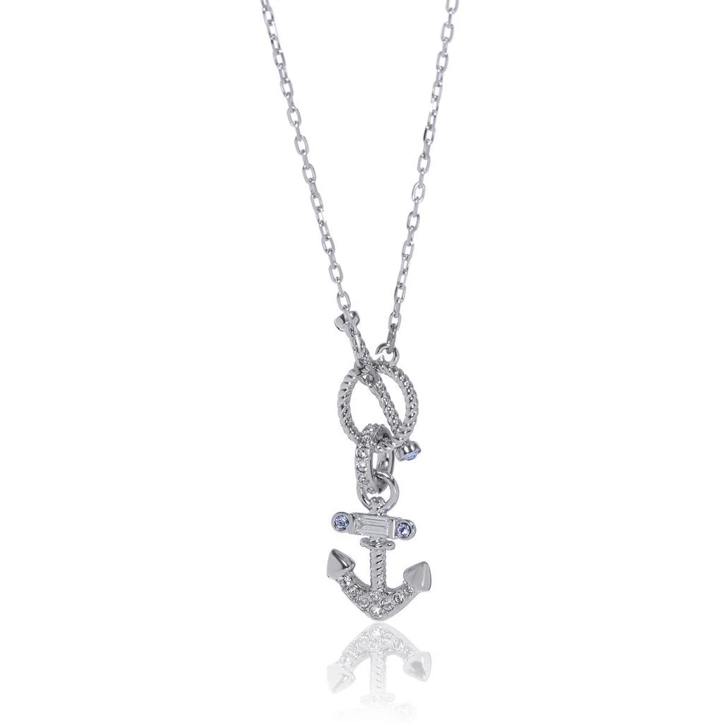 商品Swarovski|Swarovski Travel Rhodium Plated And Crystal Pendant Necklace 5555438,价格¥476,第1张图片