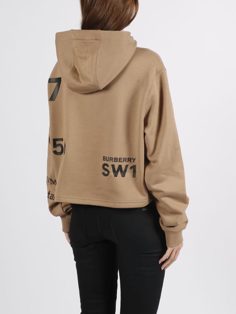商品Burberry|Burberry Jenny Crop Hoodie,价格¥4584,第6张图片详细描述