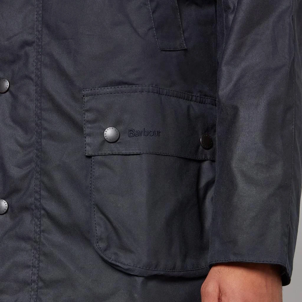 商品Barbour|Barbour Heritage Men's Ashby Wax Jacket - Navy,价格¥2156,第4张图片详细描述