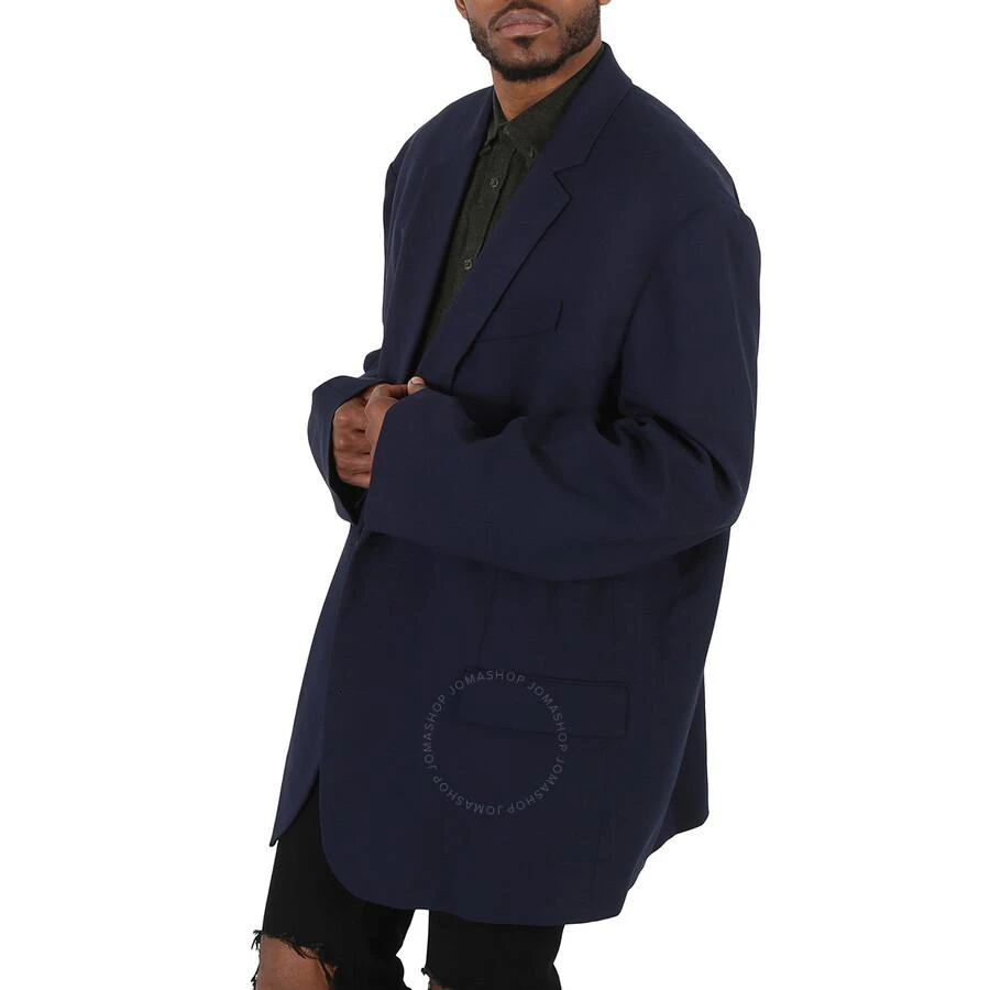 商品Balenciaga|Navy Wool Single-Breasted Blazer Jacket,价格¥3831,第3张图片详细描述