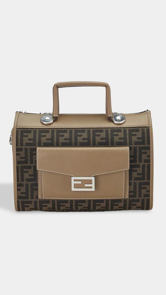 商品[二手商品] What Goes Around Comes Around|Fendi Beige Zucca Soft Trunk Boston,价格¥22376,第1张图片