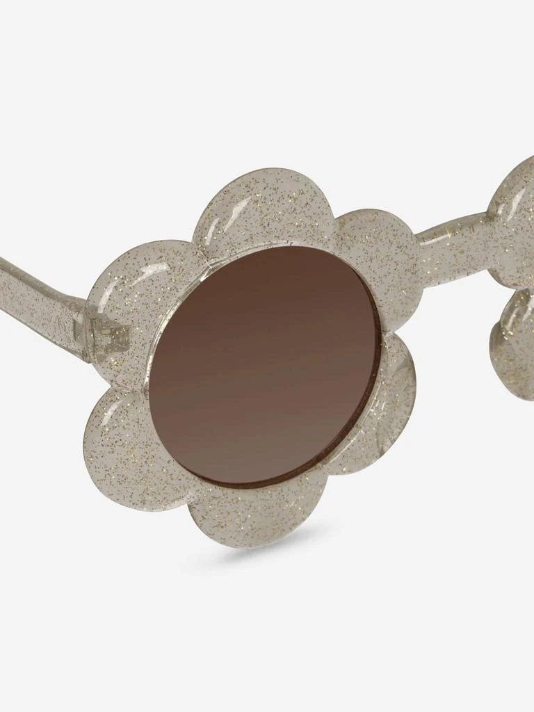 商品Konges Slojd|Konges Sløjd Girls Glitter Flower Sunglasses in Beige (Frame 13.8cm),价格¥230,第2张图片详细描述