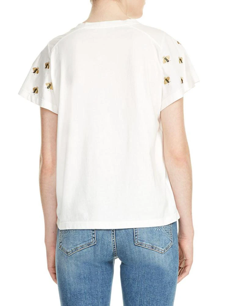 商品Maje|Tigri Bee Embroidered Cotton Tee,价格¥928,第2张图片详细描述