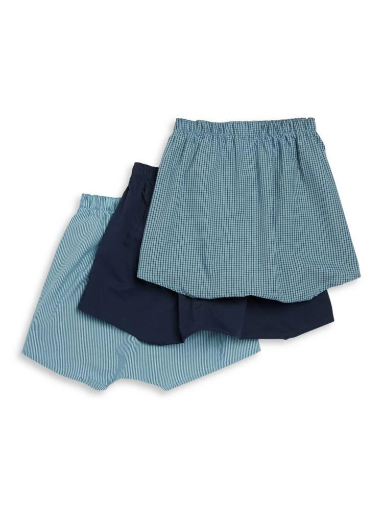 商品Calvin Klein|3-Pack Classic-Fit Woven Boxers,价格¥179,第2张图片详细描述
