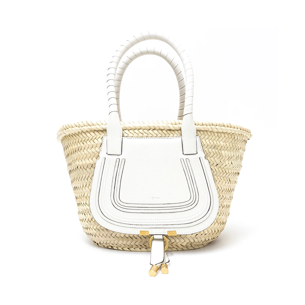 商品Chloé|CHLOE' 女士奶油色手提包 C22SS728G58-101,价格¥2605,第1张图片