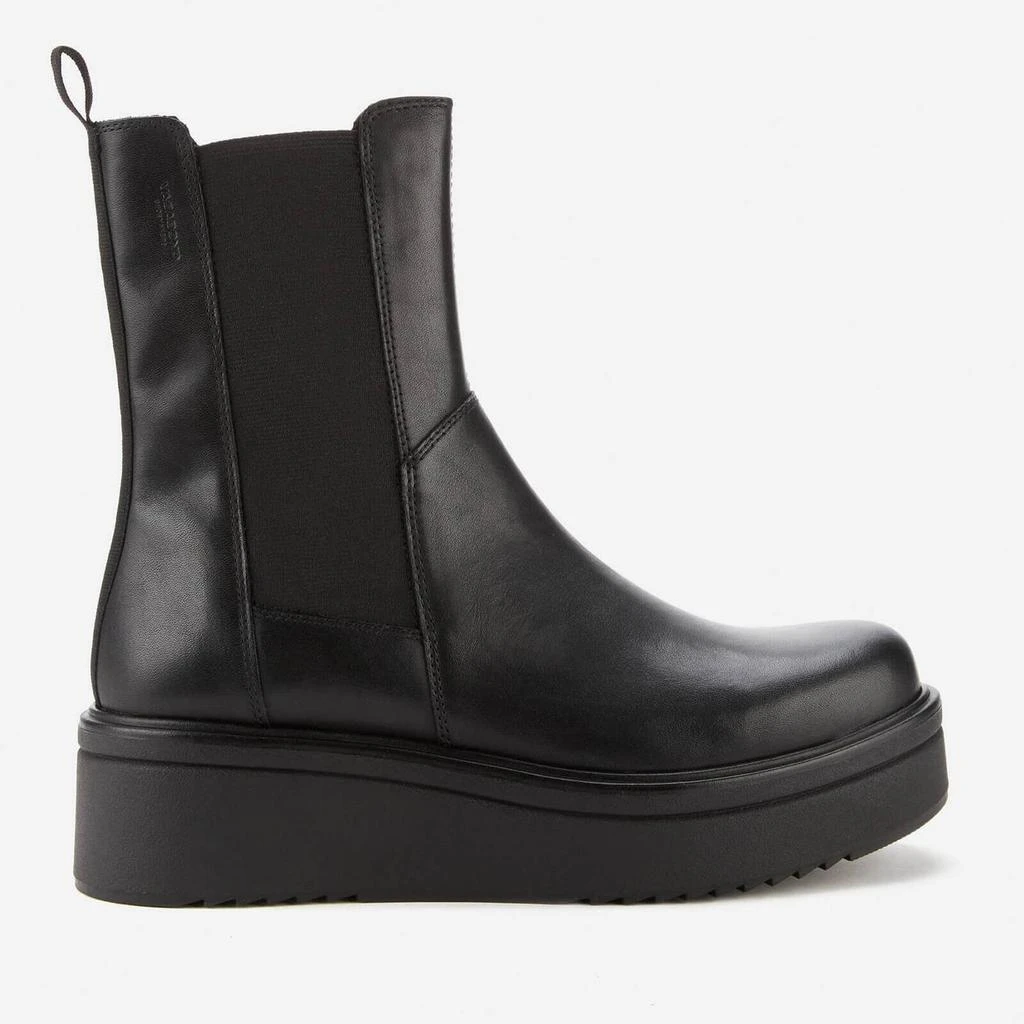 商品Vagabond|Vagabond Women's Tara Leather Chunky Chelsea Boots - Black,价格¥1349,第1张图片