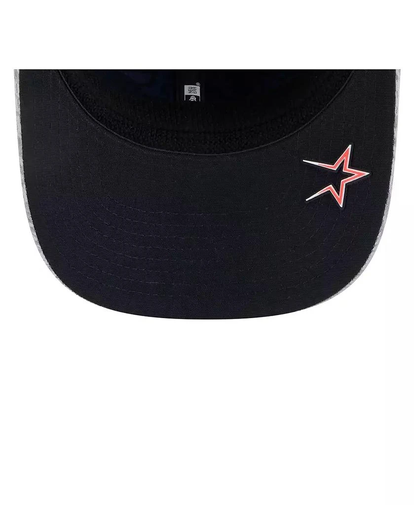 商品New Era|Men's Gray Houston Astros 2025 MLB Clubhouse 9SEVENTY Stretch-Snap Hat,价格¥336,第4张图片详细描述