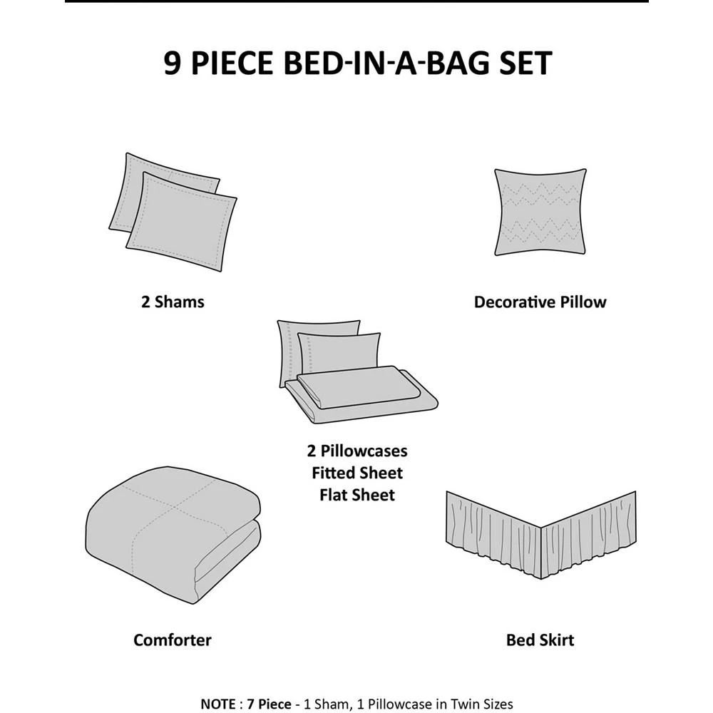 Vaughn 9-Pc.Comforter Set 商品