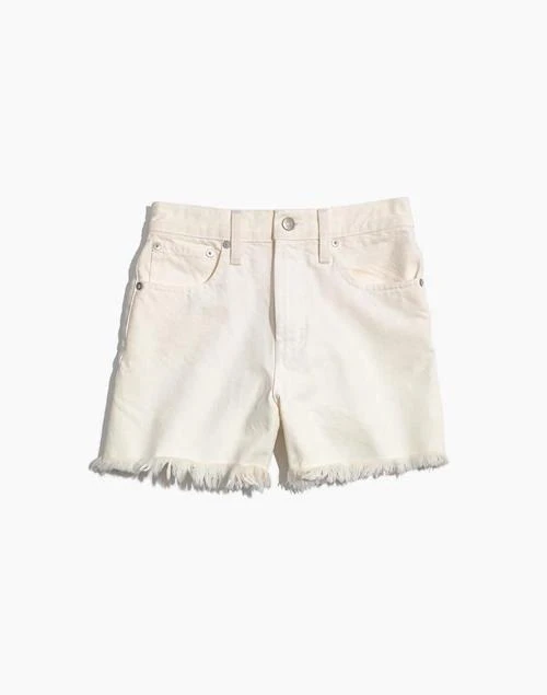 商品Madewell|The Perfect Jean Short in Tile White,价格¥277,第4张图片详细描述