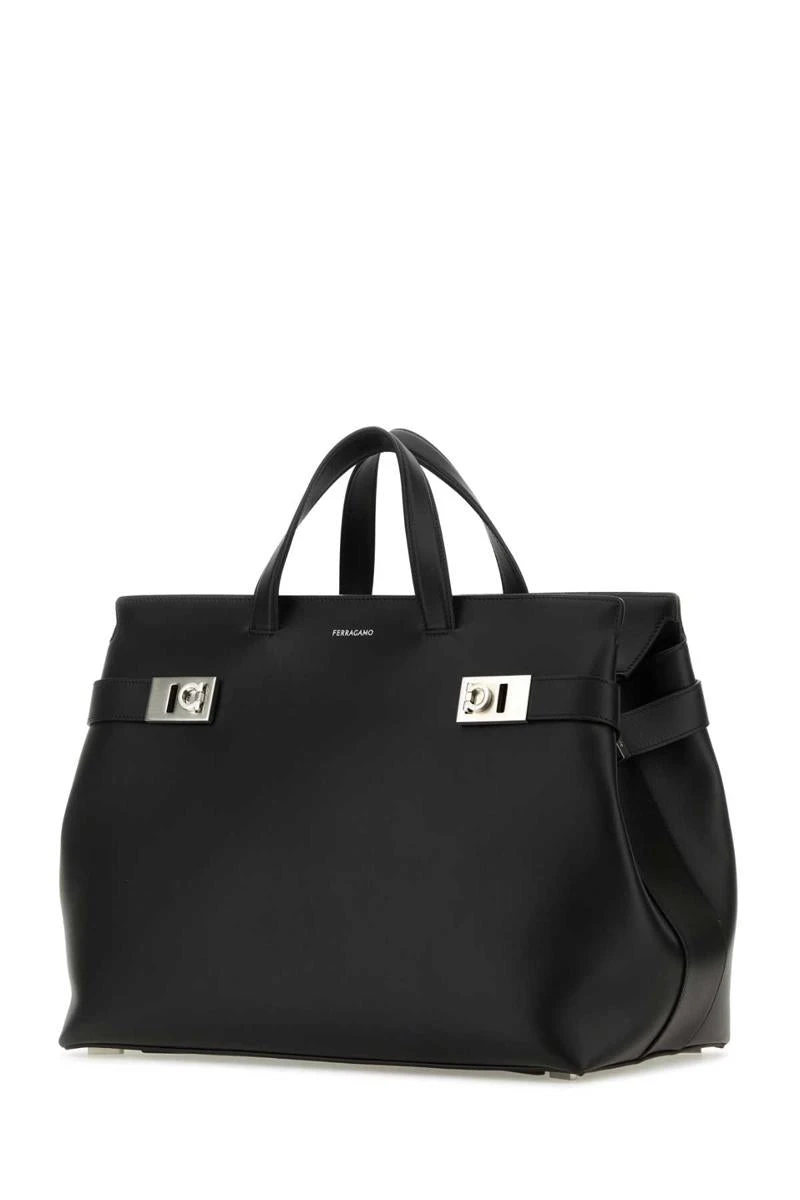 商品Salvatore Ferragamo|Salvatore Ferragamo 男士旅行包 241232760491NERO 黑色,价格¥15731,第3张图片详细描述